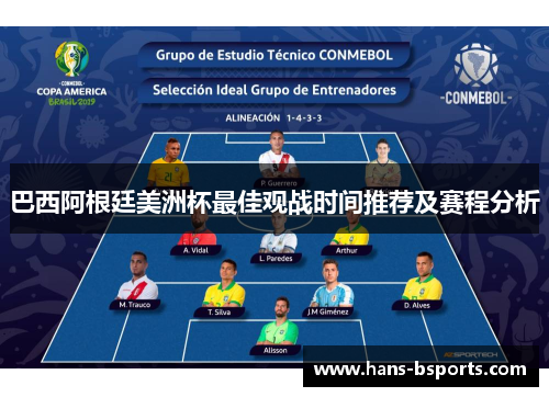 巴西阿根廷美洲杯最佳观战时间推荐及赛程分析